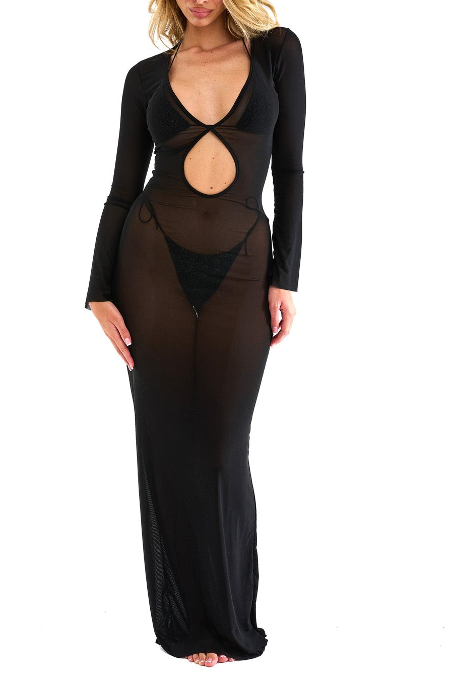 DRESS MOON KISS BLACK